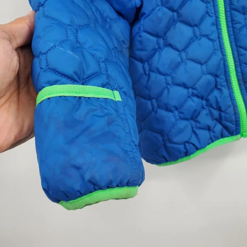 The North Face Reversible Perrito Hooded Jacket KIDS Size 2T Full Zip